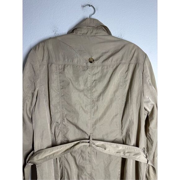 NWOT Barbara Lebek Beige Trench Coat Belted Size 20 UK/ 16 US - Picture 4 of 15